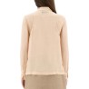 EMBROIDERED GEORGETTE TOP