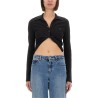 CROPPED POLO SHIRT "TWIST"