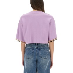 KNIT CROP T-SHIRT