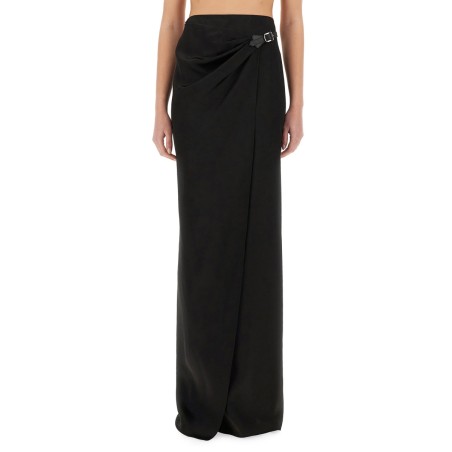 MAXI "WRAP" SKIRT WITH BELT