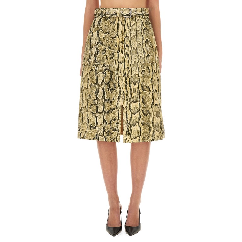 SKIRT WITH ANIMAL PATTERN