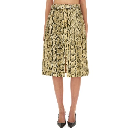 SKIRT WITH ANIMAL PATTERN