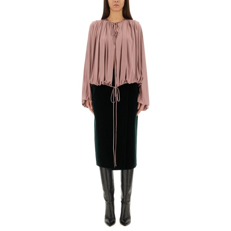 FLUID KNIT BLOUSE