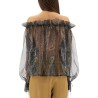 LUREX SILK CREPONNE TOP