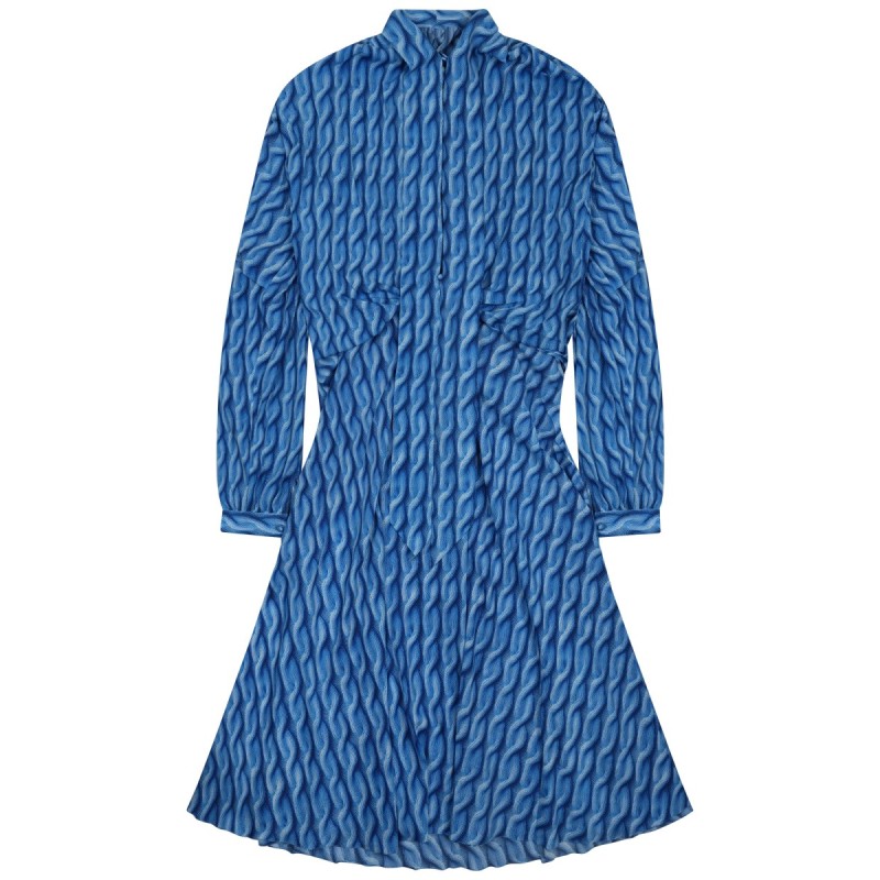 MIDI DRESS WITH PRINT
