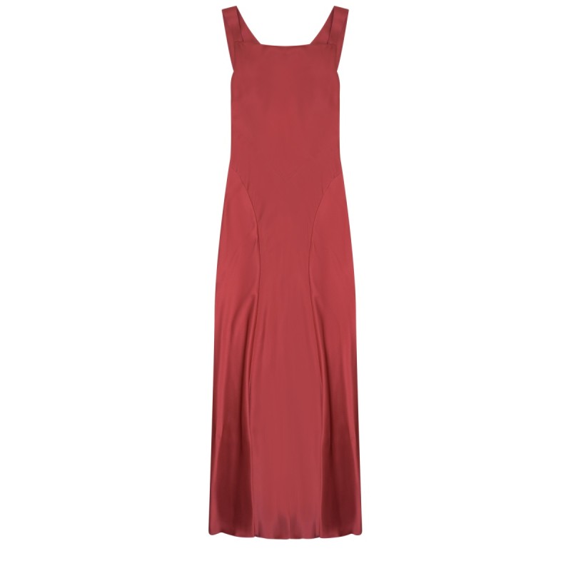 SILK BLEND LONG DRESS