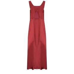 SILK BLEND LONG DRESS