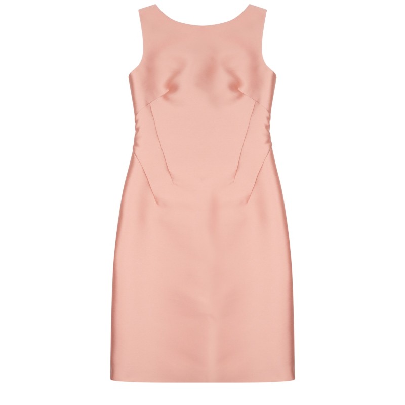 SATIN MIDI DRESS