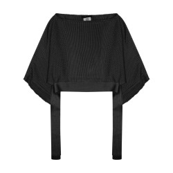 KNITTED PONCHO