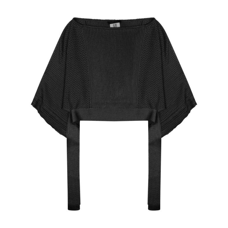 KNITTED PONCHO