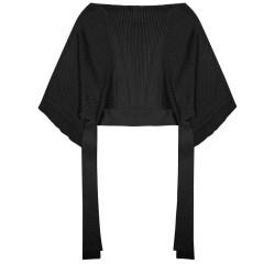 KNITTED PONCHO