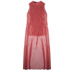 SILK SLEEVELESS SHIRT