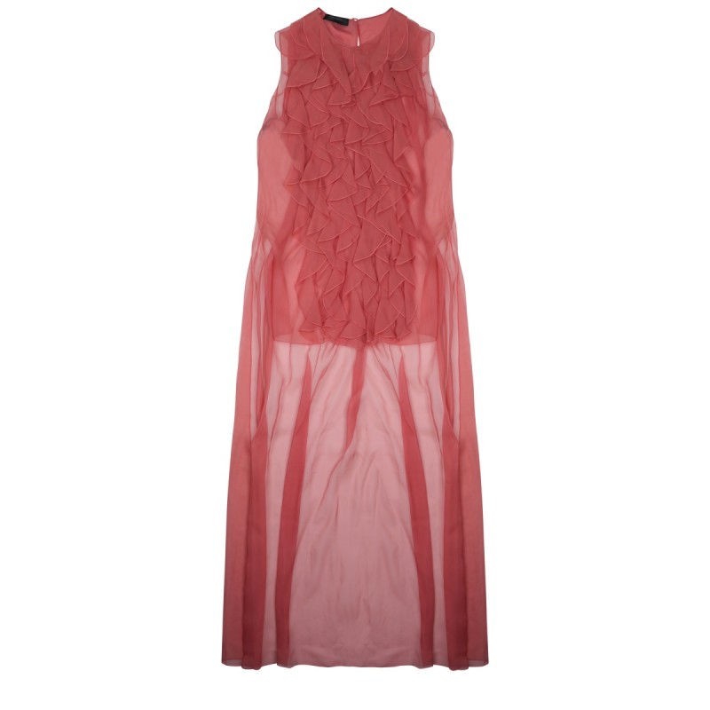 SILK SLEEVELESS SHIRT
