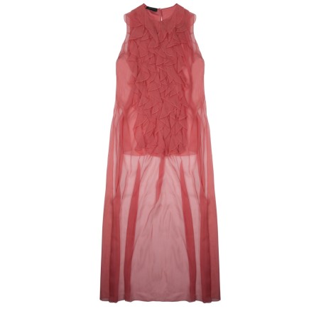 SILK SLEEVELESS SHIRT
