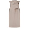 MIDI DRESS WITH DRAPE