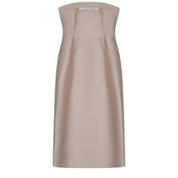 MIDI DRESS WITH DRAPE