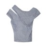 ASYMMETRICAL TOP WITH RHINESTONES