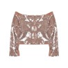 SEQUINED SLEEVELESS TOP