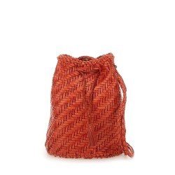 BORSA "POMPOM DOUBLE JUMP TAN"