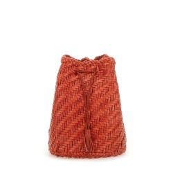 BORSA "POMPOM DOUBLE JUMP TAN"
