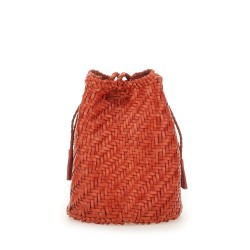 BORSA "POMPOM DOUBLE JUMP TAN"