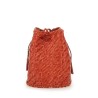 BORSA "POMPOM DOUBLE JUMP TAN"