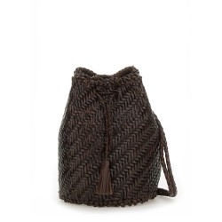 BORSA "POMPOM DOUBLE JUMP TAN"
