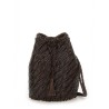 BORSA "POMPOM DOUBLE JUMP TAN"