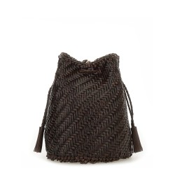 BORSA "POMPOM DOUBLE JUMP TAN"