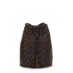 BORSA "POMPOM DOUBLE JUMP TAN"