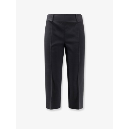 Wool blend capri trousers