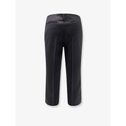 Wool blend capri trousers