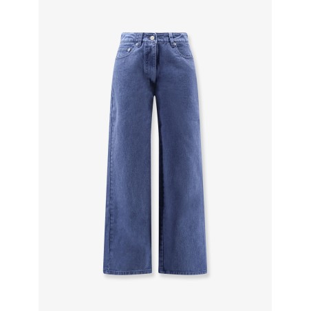 Blue denim jeans