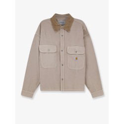 Prescott canvas jacket with front logo patch