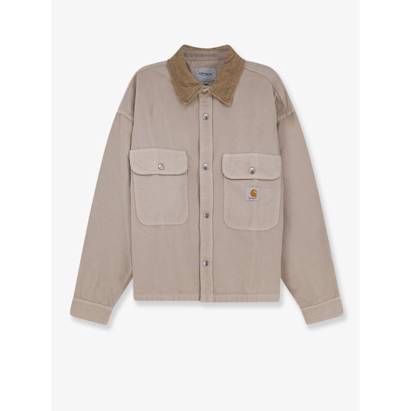 Prescott canvas jacket with front logo patch