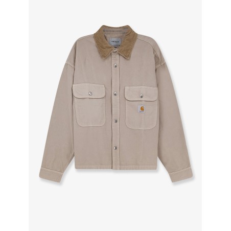 Prescott canvas jacket with front logo patch