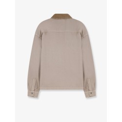 Prescott canvas jacket with front logo patch