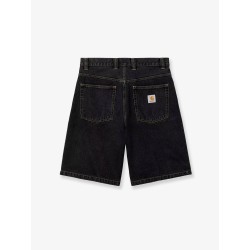 Brandon Bermuda shorts in black denim