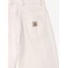 Brandon white denim bermuda shorts