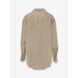 Viscose and wool shirt