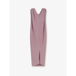Midi Sack silk and wool dress