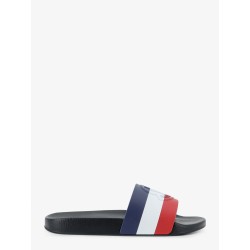 Basile rubber sandals with front logo patch
