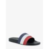 Basile rubber sandals with front logo patch