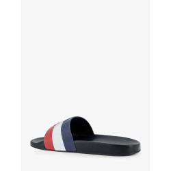 Basile rubber sandals with front logo patch