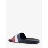 Basile rubber sandals with front logo patch