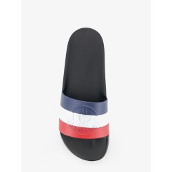 Basile rubber sandals with front logo patch