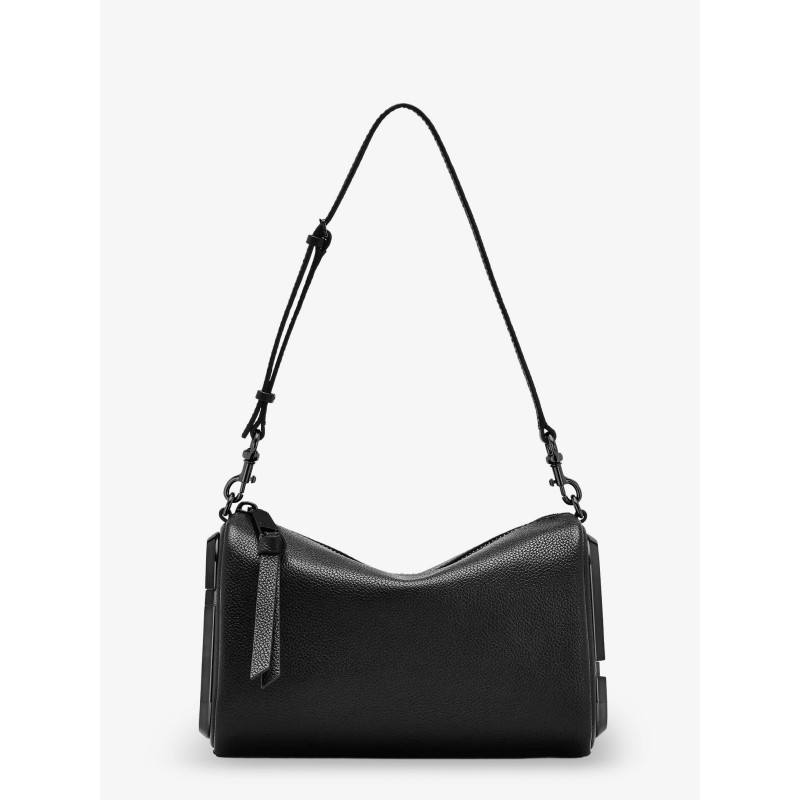 Snapshot hammered leather shoulder bag