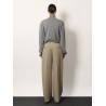 Viscose and wool trousers