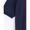 Cotton and silk blend polo shirt