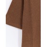 Linen and cotton blend polo shirt